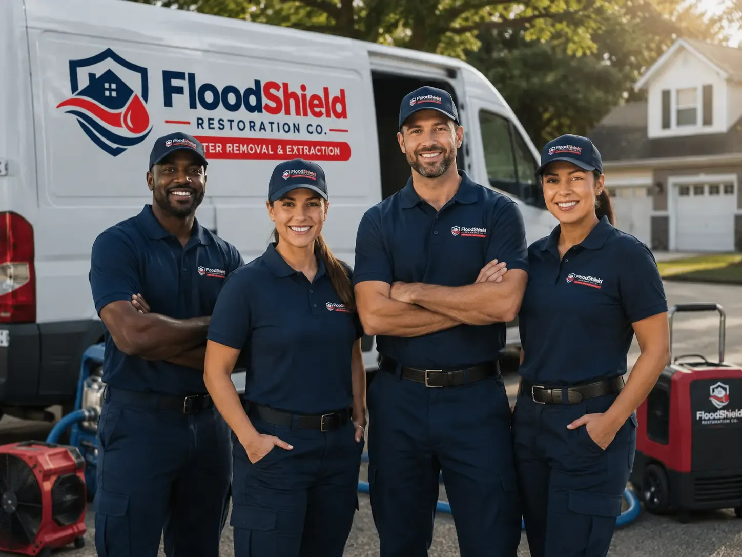 Flood Damage Restoration company in Woodland, PA